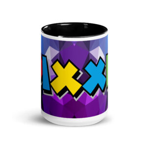PIXXL Tasse mit farbiger Innenseite